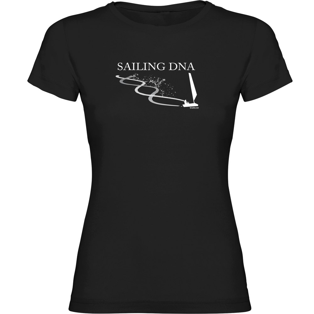 Kruskis Sailing Dna Short Sleeve T-shirt Schwarz M Frau von Kruskis