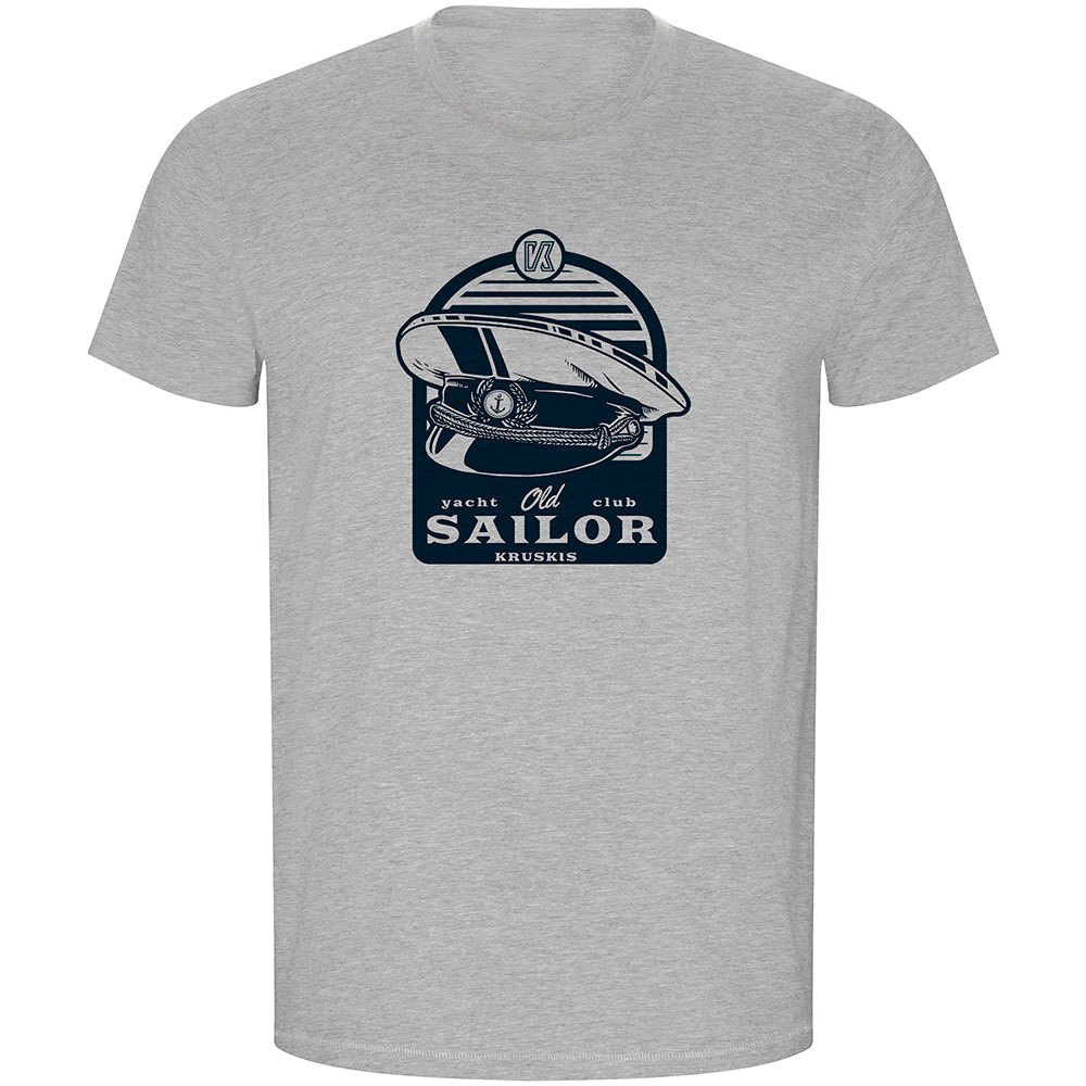 Kruskis Sailor Eco Short Sleeve T-shirt Grau M Mann von Kruskis