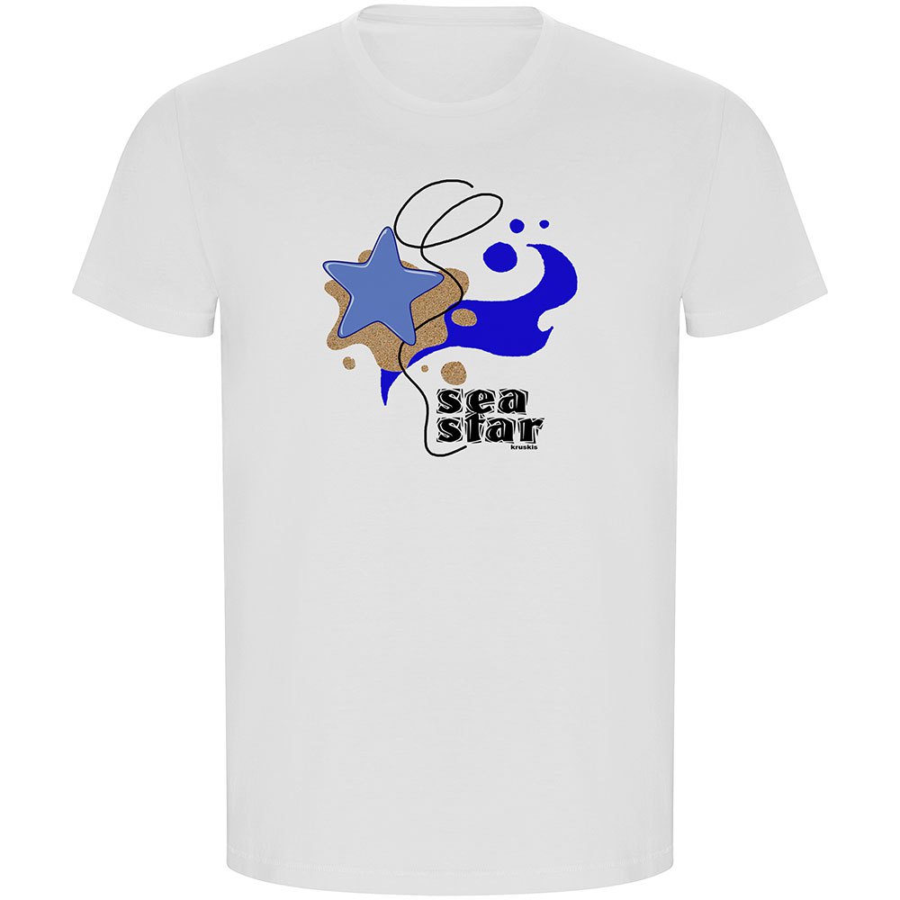 Kruskis Sea Star Eco Short Sleeve T-shirt Weiß 3XL Mann von Kruskis