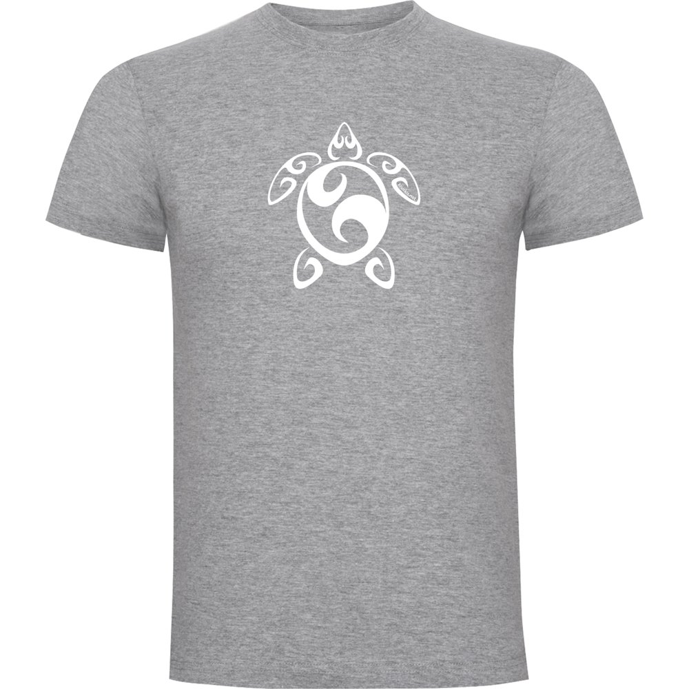Kruskis Sea Turtle Tribal Short Sleeve T-shirt Grau 3XL Mann von Kruskis