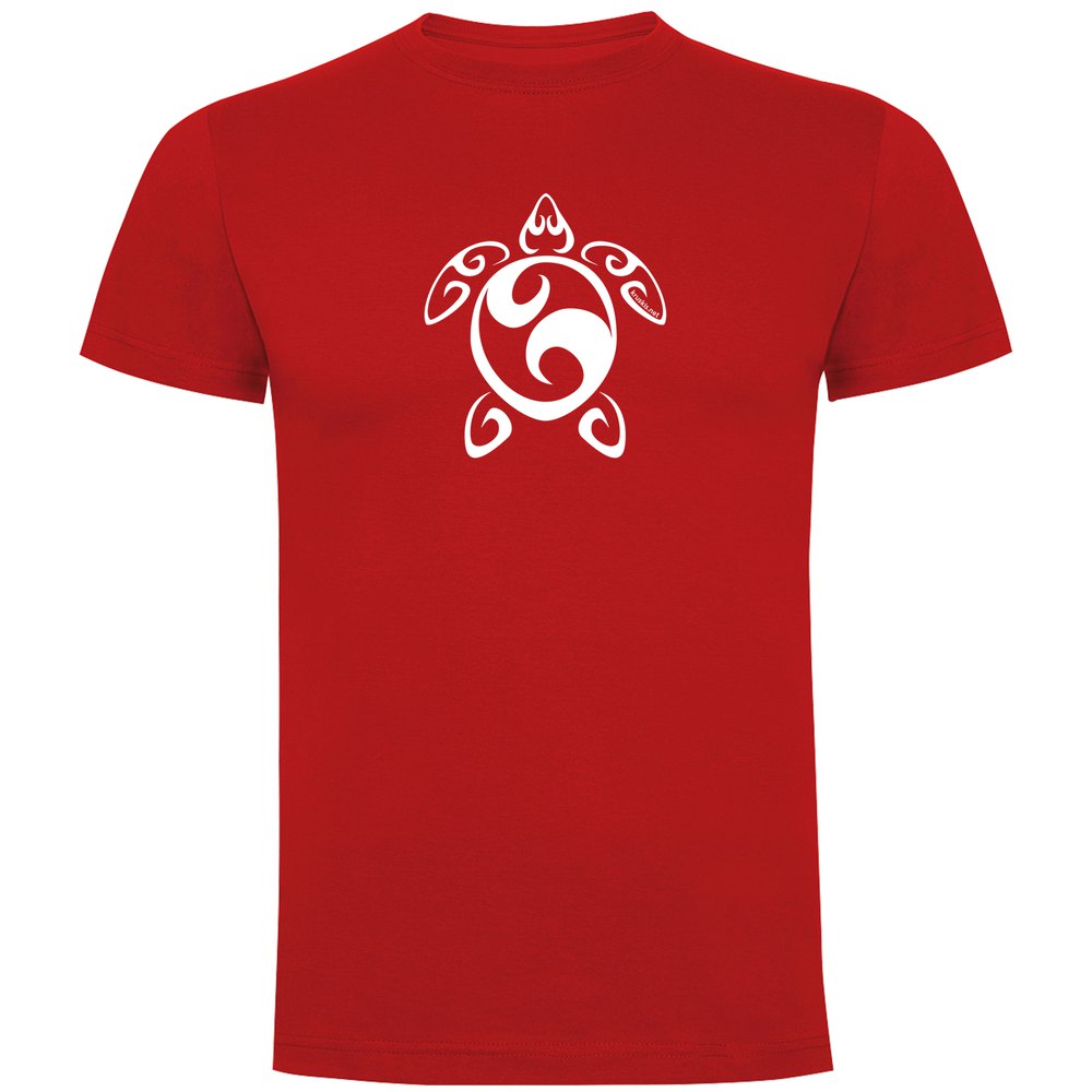 Kruskis Sea Turtle Tribal Short Sleeve T-shirt Rot 3XL Mann von Kruskis