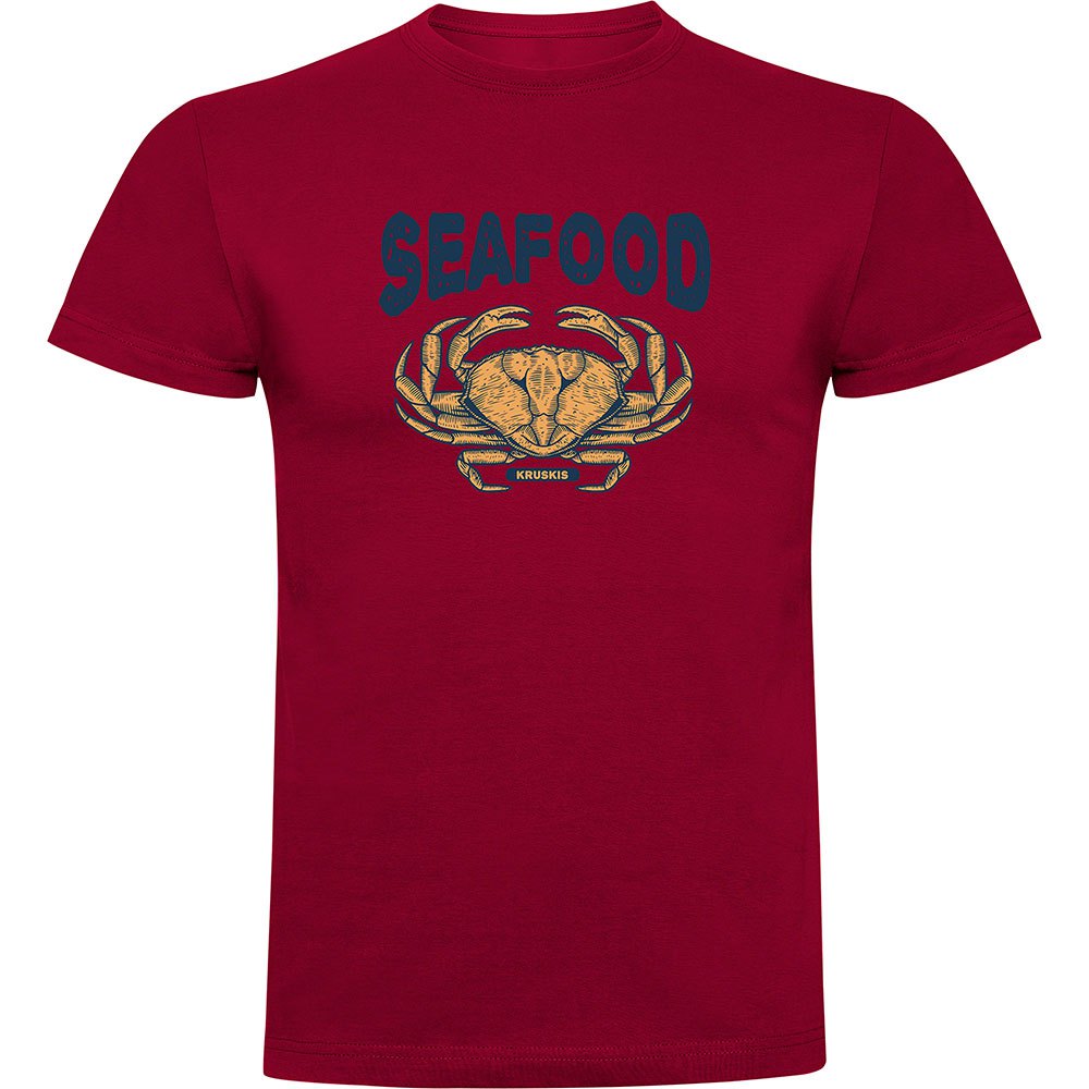 Kruskis Seafood Crab Short Sleeve T-shirt Rot XL Mann von Kruskis