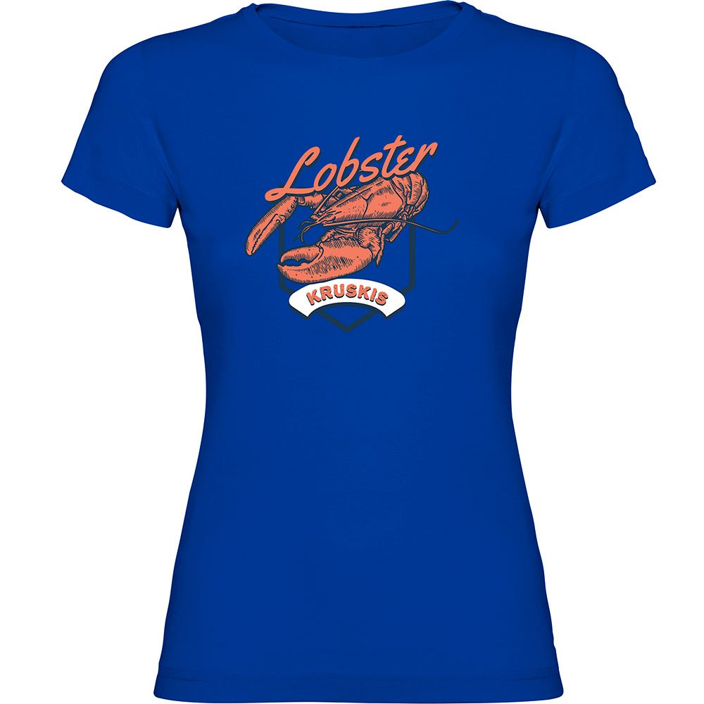 Kruskis Seafood Lobster Short Sleeve T-shirt Blau S Frau von Kruskis