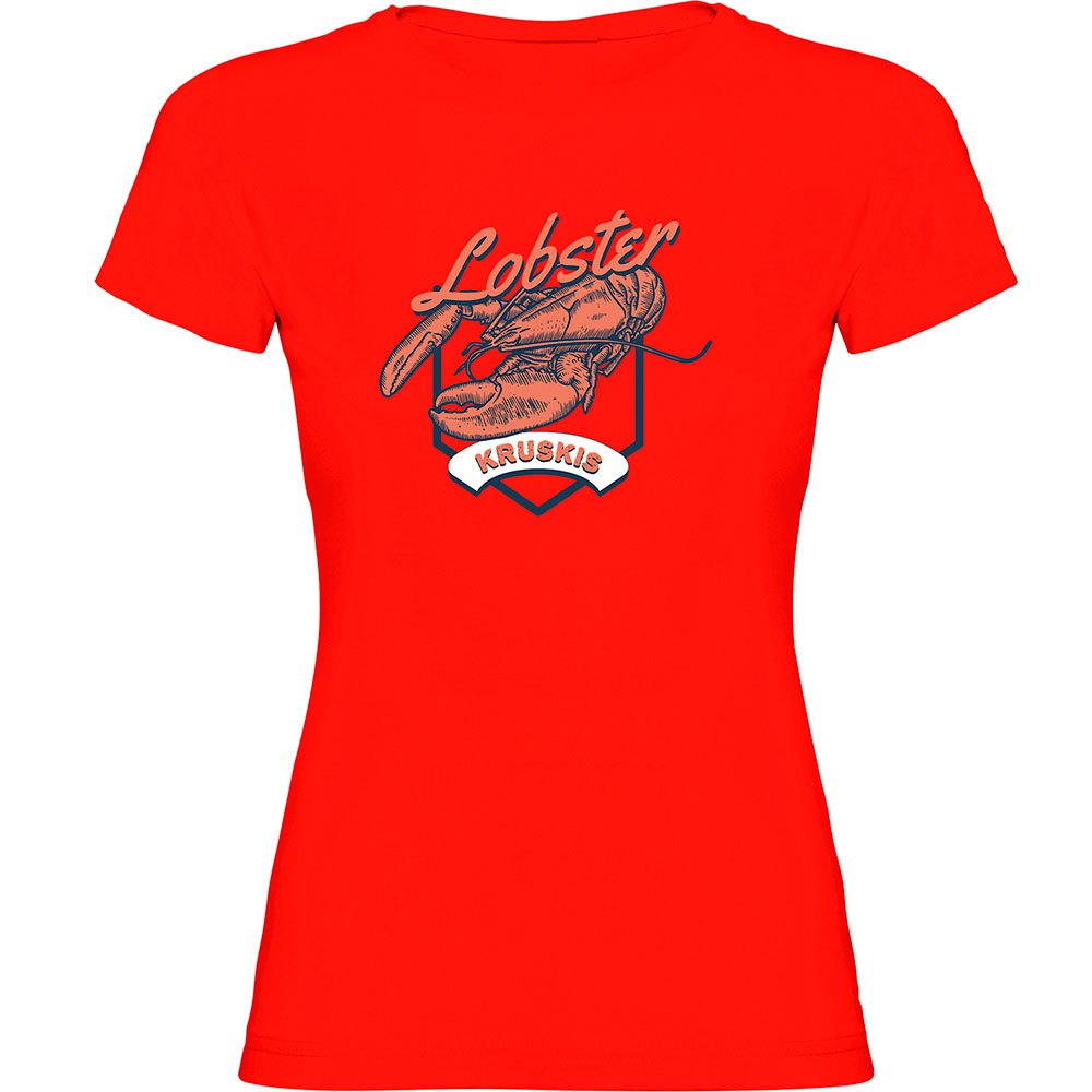 Kruskis Seafood Lobster Short Sleeve T-shirt Rot XL Frau von Kruskis
