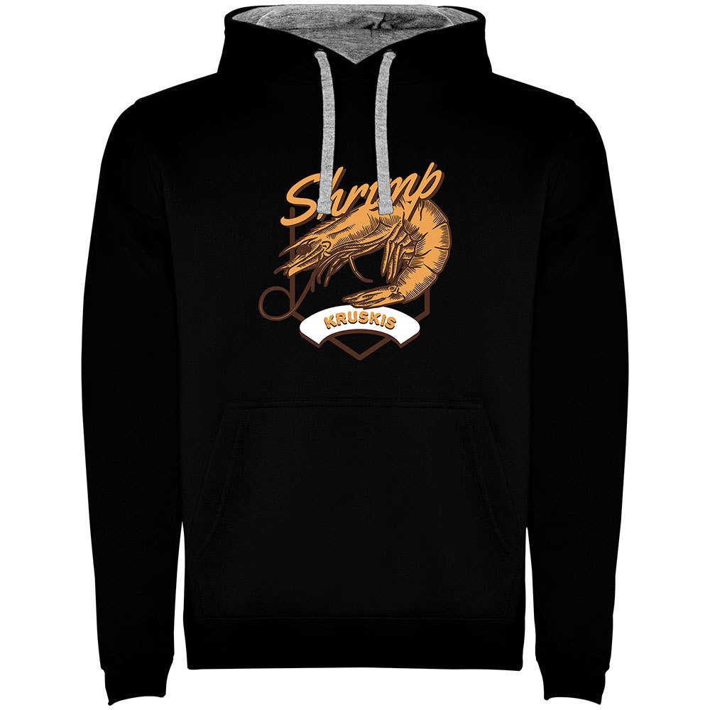 Kruskis Seafood Shrimp Two-colour Hoodie Schwarz S Mann von Kruskis