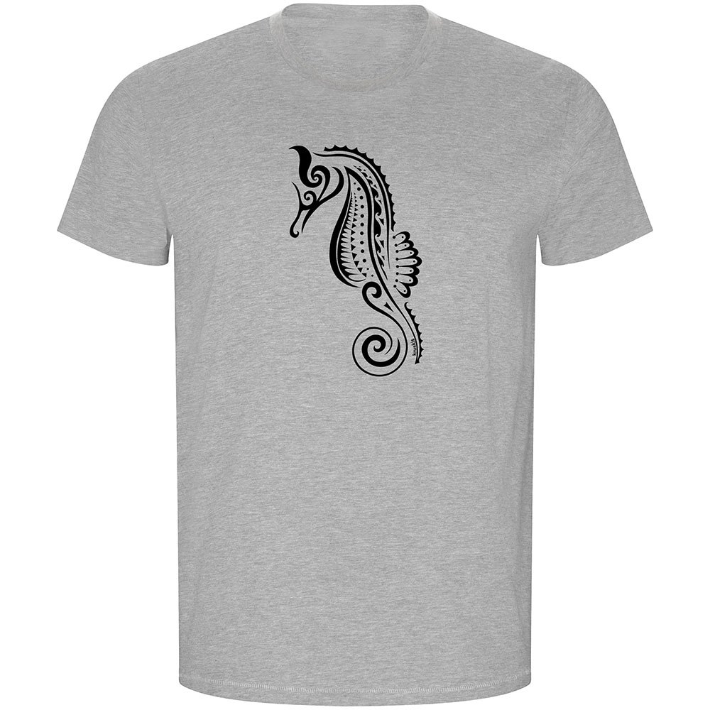 Kruskis Seahorse Tribal Eco Short Sleeve T-shirt Grau S Mann von Kruskis