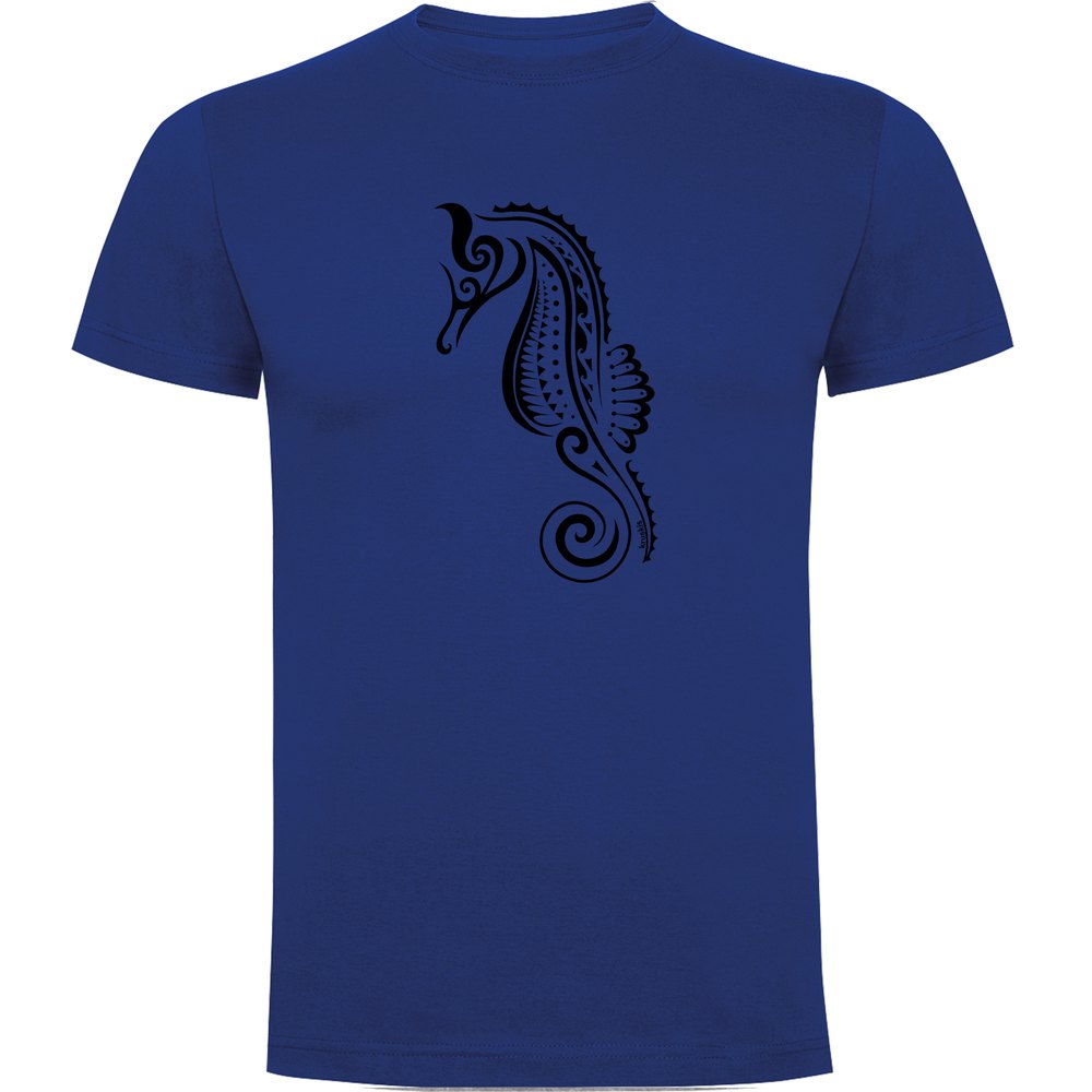 Kruskis Seahorse Tribal Short Sleeve T-shirt Blau L Mann von Kruskis