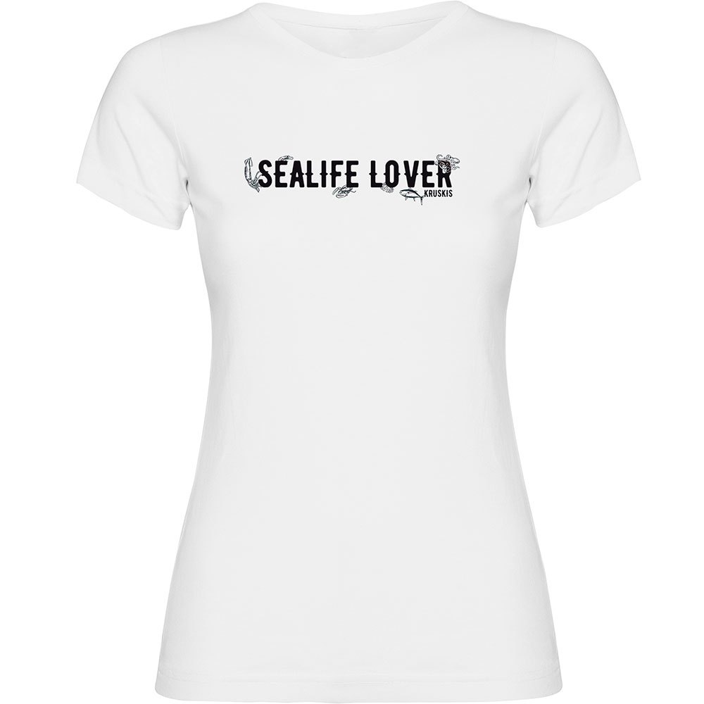 Kruskis Sealife Lover Short Sleeve T-shirt Weiß 2XL Frau von Kruskis