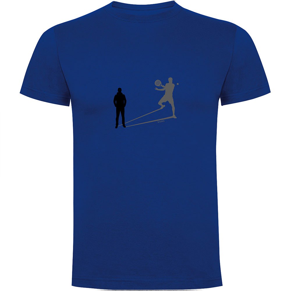 Kruskis Shadow Padel Short Sleeve T-shirt Blau 2XL Mann von Kruskis