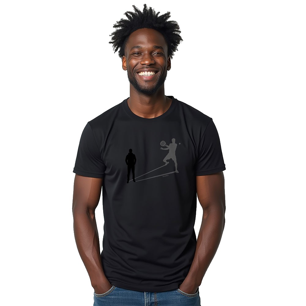 Kruskis Shadow Padel Short Sleeve T-shirt Schwarz L Mann von Kruskis
