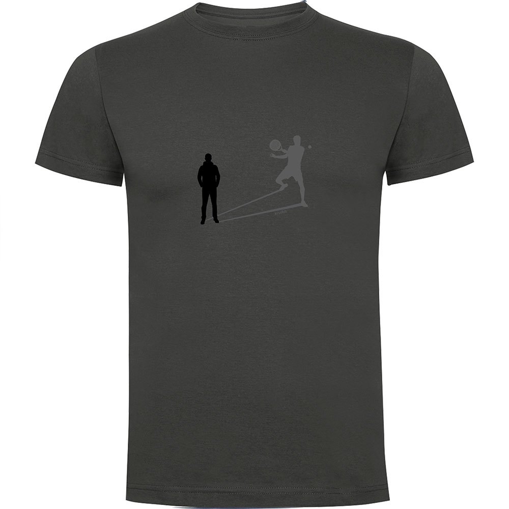 Kruskis Shadow Padel Short Sleeve T-shirt Grau M Mann von Kruskis