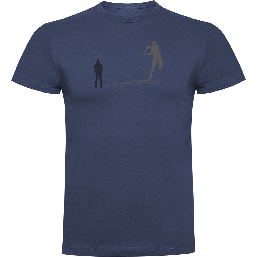 Kruskis Shadow Tennis Short Sleeve T-shirt Blau 3XL Mann von Kruskis