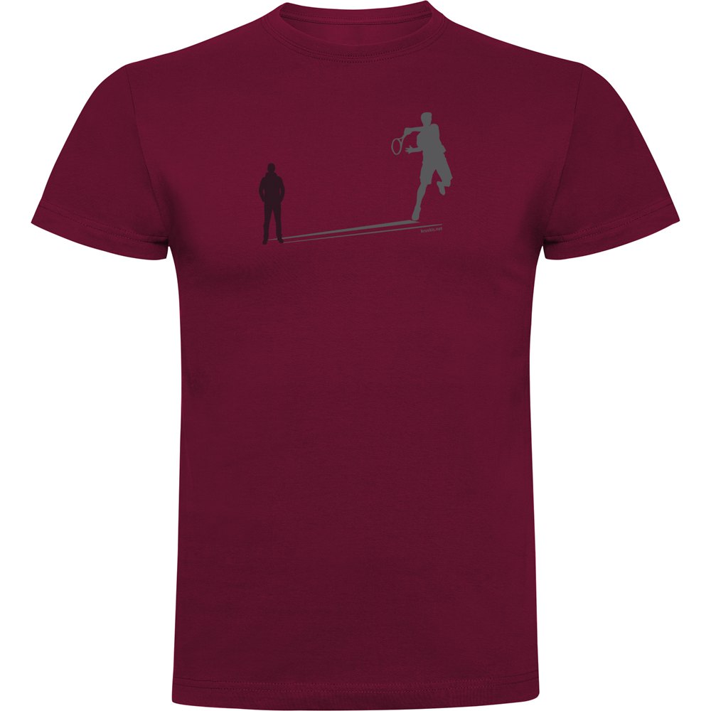 Kruskis Shadow Tennis Short Sleeve T-shirt Rot 2XL Mann von Kruskis