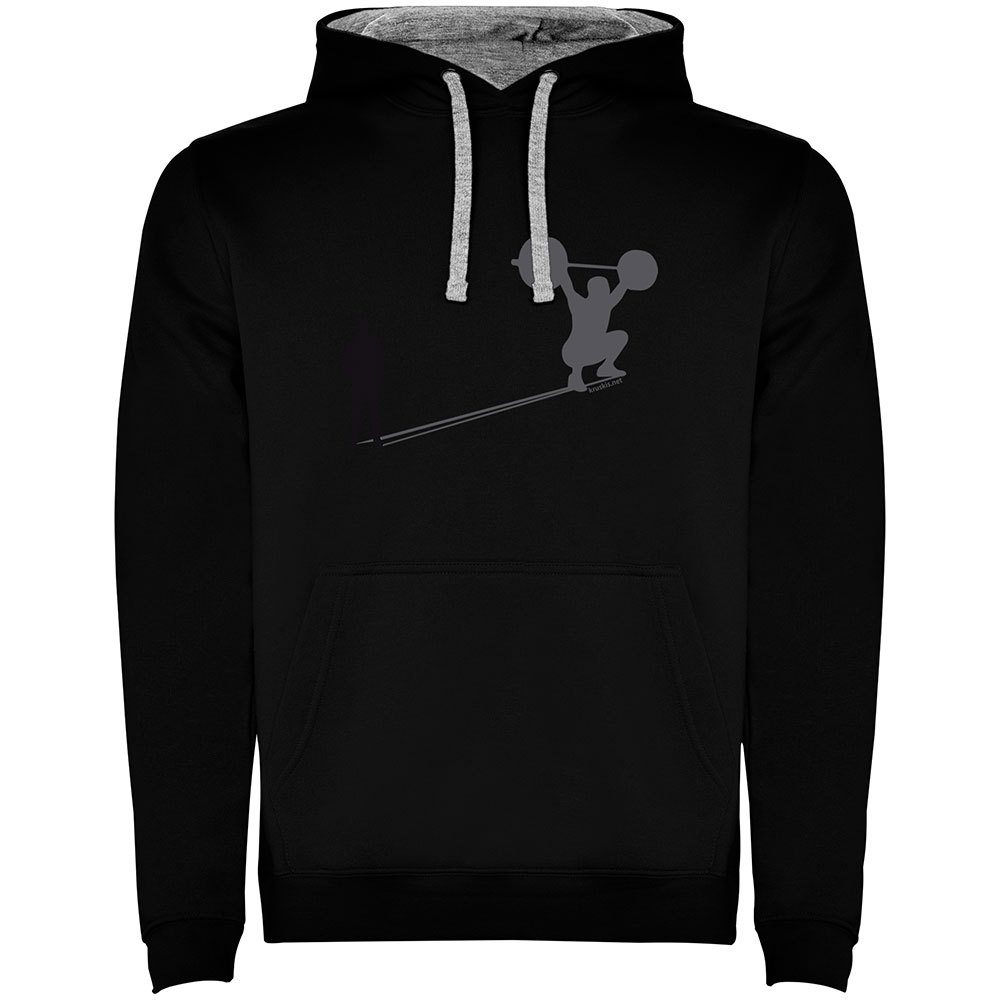 Kruskis Shadow Train Two-colour Hoodie Schwarz 3XL Mann von Kruskis