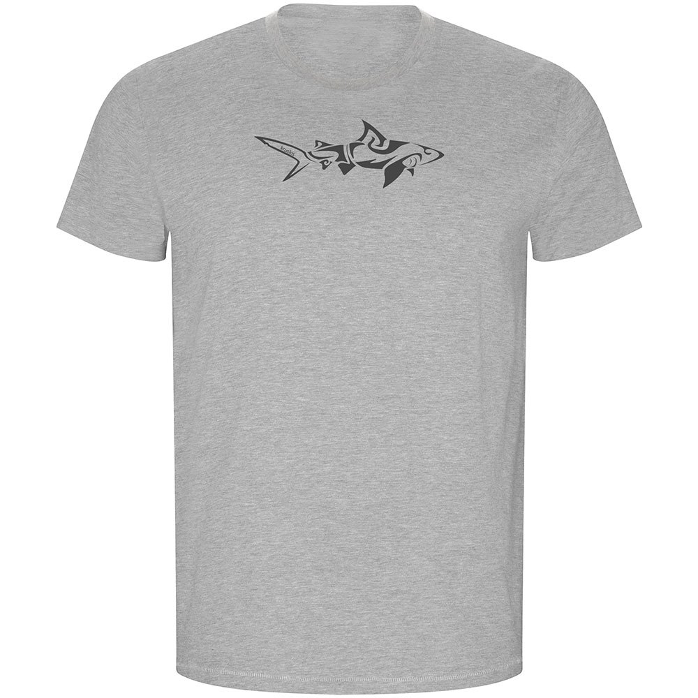 Kruskis Shark Tribal Eco Short Sleeve T-shirt Grau 3XL Mann von Kruskis
