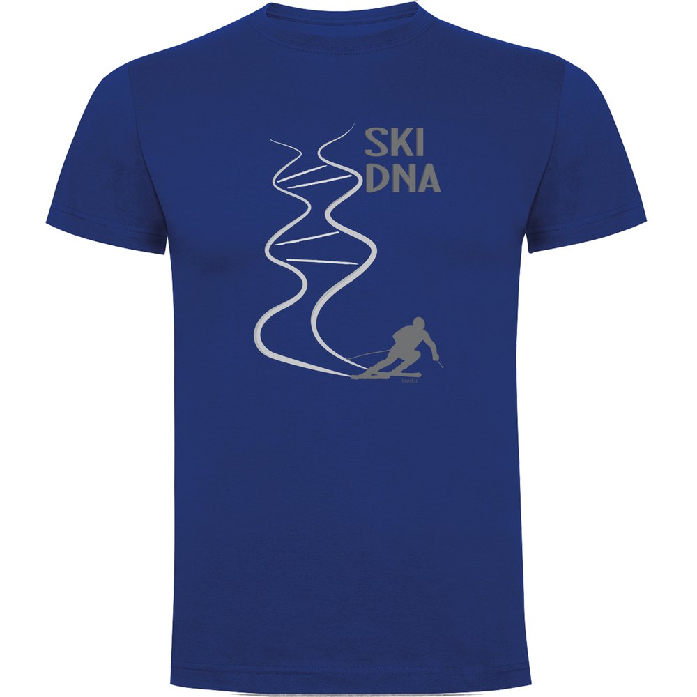 Kruskis Ski Dna Short Sleeve T-shirt Blau 2XL Mann von Kruskis