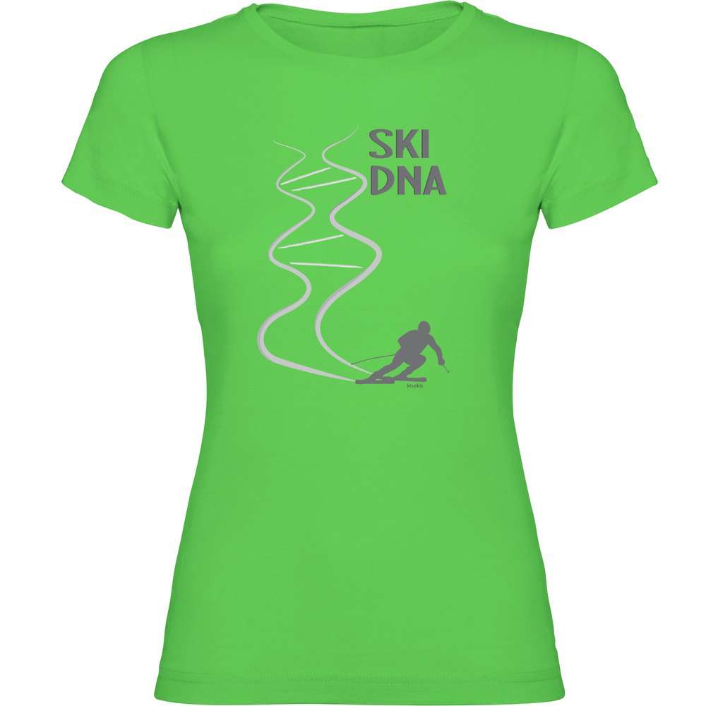 Kruskis Ski Dna Short Sleeve T-shirt Grün M Frau von Kruskis