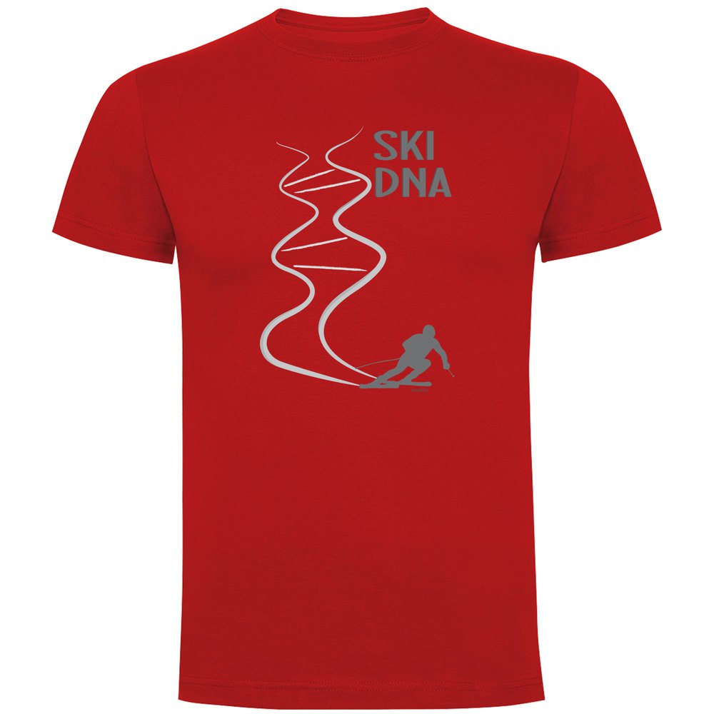 Kruskis Ski Dna Short Sleeve T-shirt Rot 2XL Mann von Kruskis