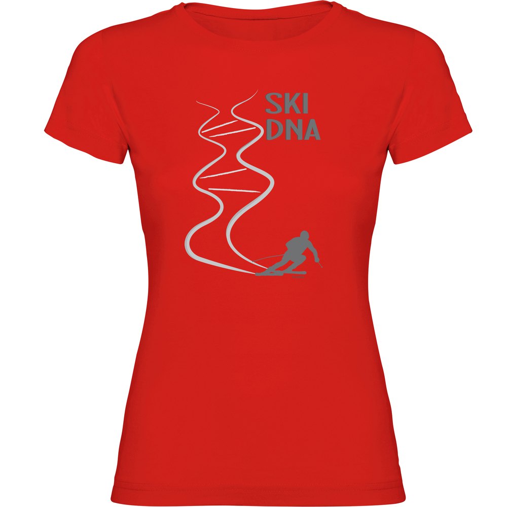 Kruskis Ski Dna Short Sleeve T-shirt Rot 2XL Frau von Kruskis
