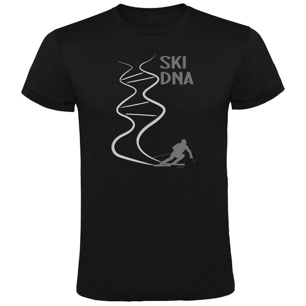 Kruskis Ski Dna Short Sleeve T-shirt Schwarz 2XL Mann von Kruskis