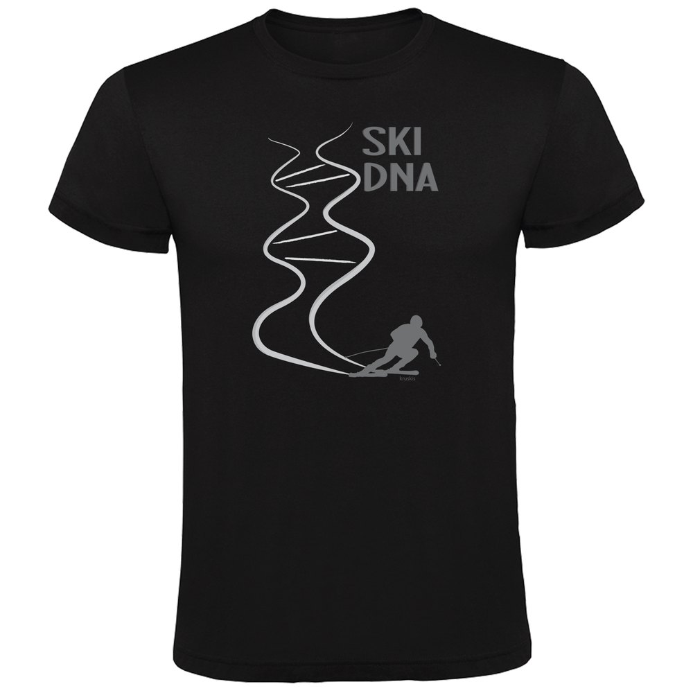 Kruskis Ski Dna Short Sleeve T-shirt Schwarz 3XL Mann von Kruskis
