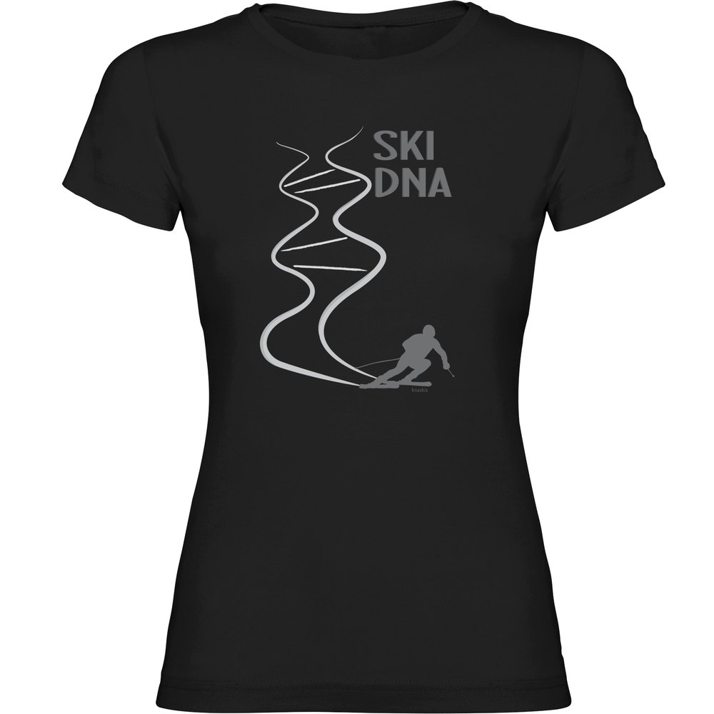 Kruskis Ski Dna Short Sleeve T-shirt Schwarz S Frau von Kruskis
