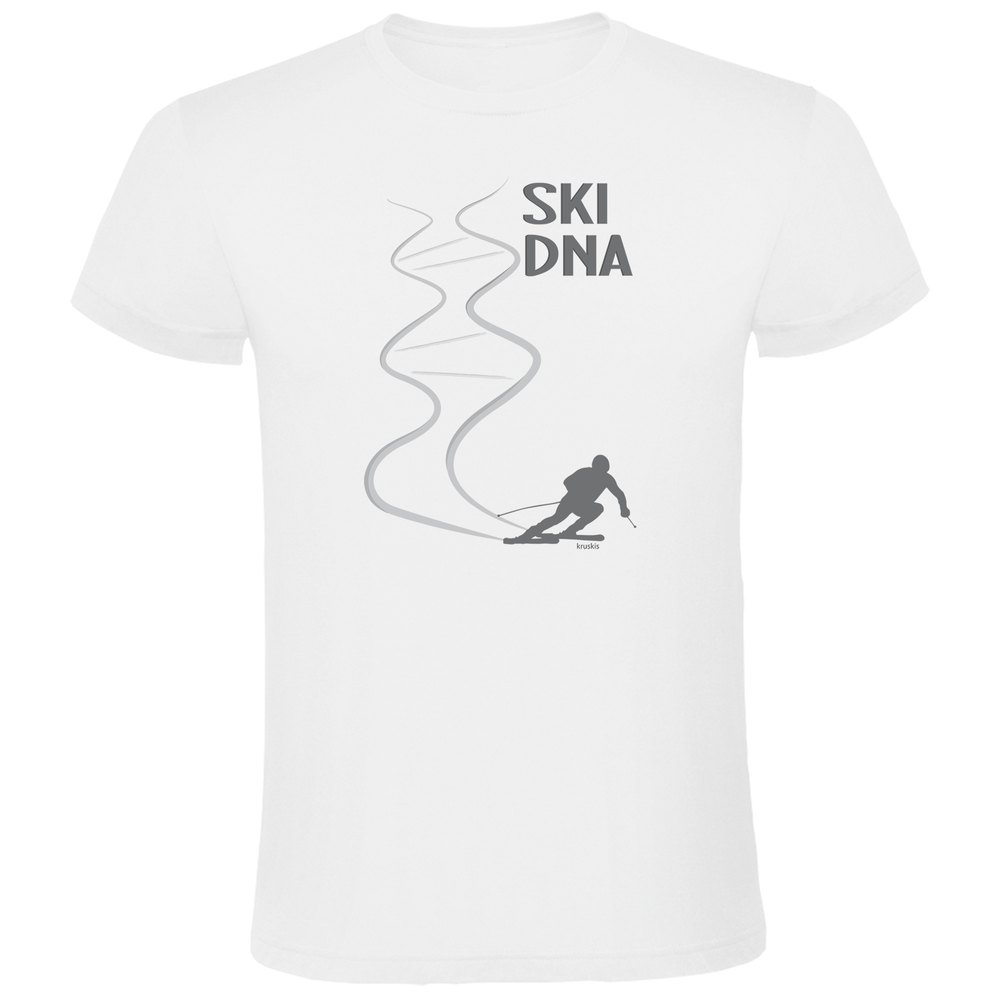 Kruskis Ski Dna Short Sleeve T-shirt Weiß 2XL Mann von Kruskis