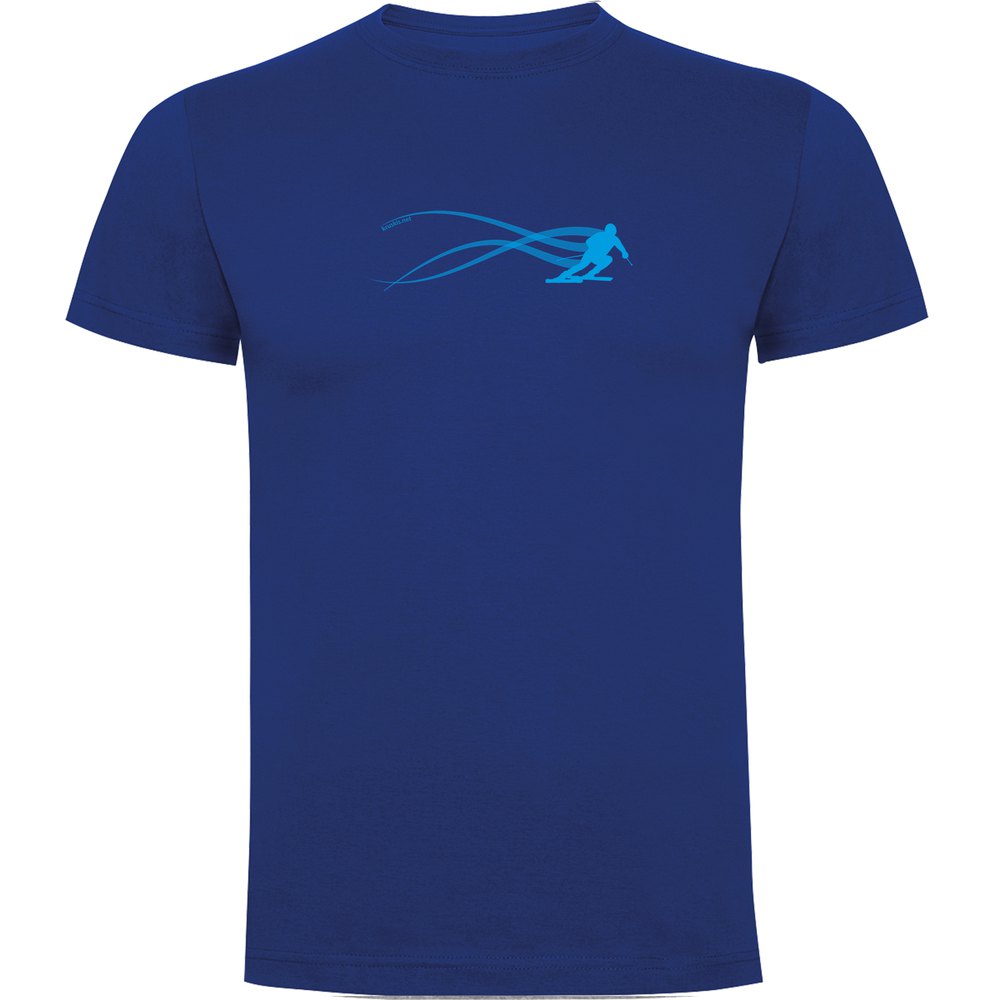 Kruskis Ski Estella Short Sleeve T-shirt Blau 2XL Mann von Kruskis