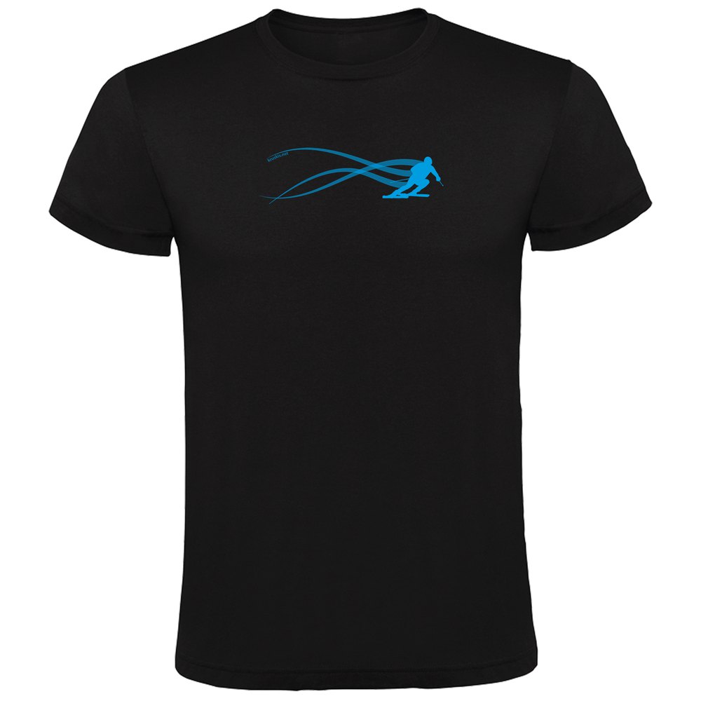 Kruskis Ski Estella Short Sleeve T-shirt Schwarz 3XL Mann von Kruskis