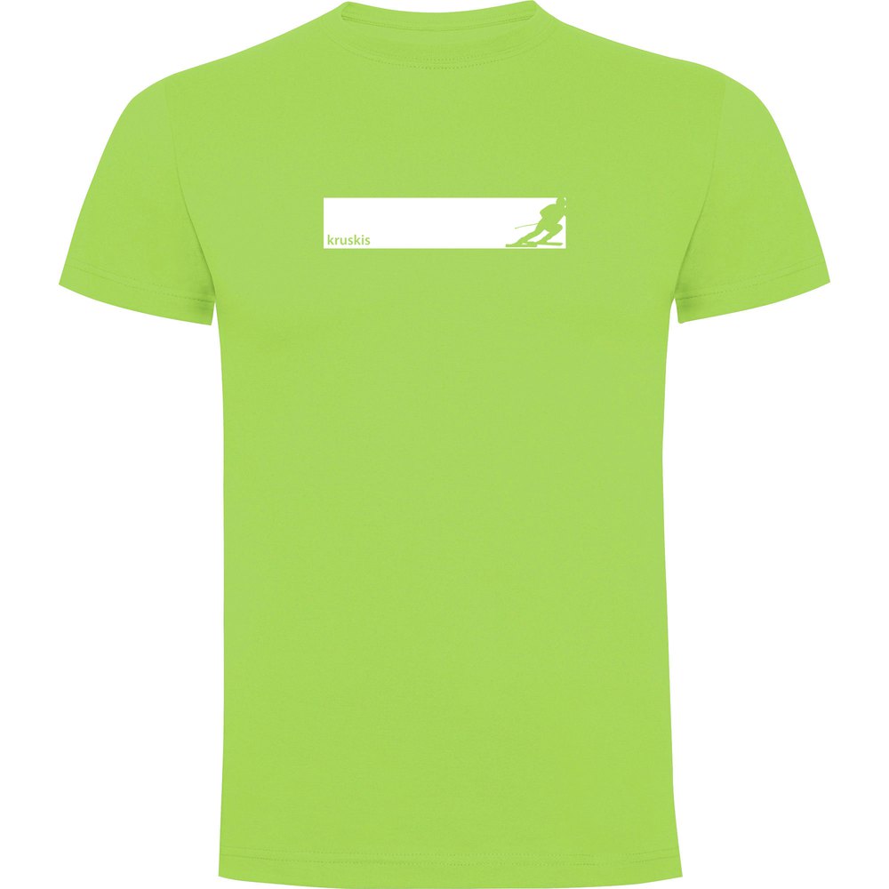 Kruskis Ski Frame Short Sleeve T-shirt Grün 2XL Mann von Kruskis