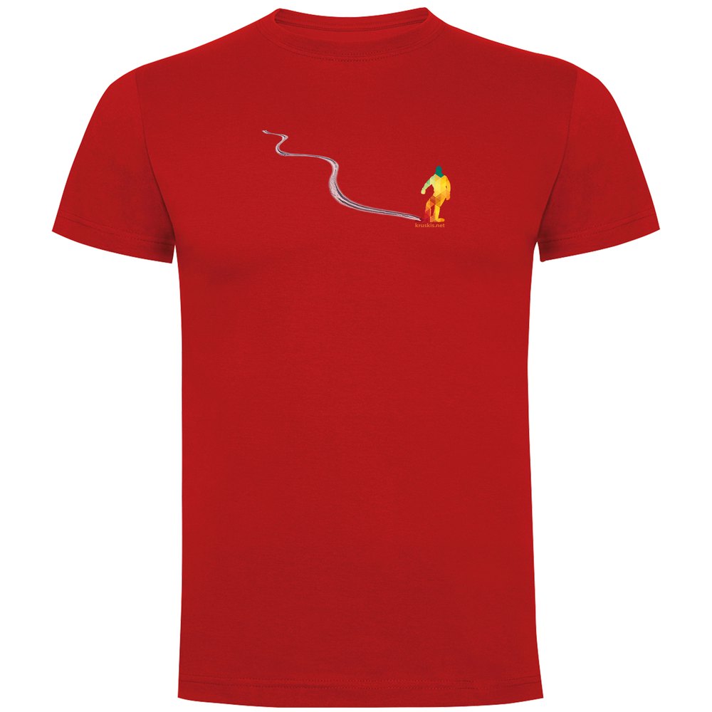 Kruskis Snowboard Track Short Sleeve T-shirt Rot XL Mann von Kruskis