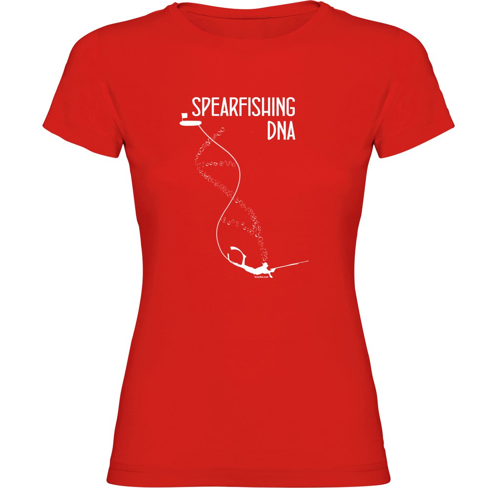 Kruskis Spearfishing Dna Short Sleeve T-shirt Rot 2XL Mann von Kruskis