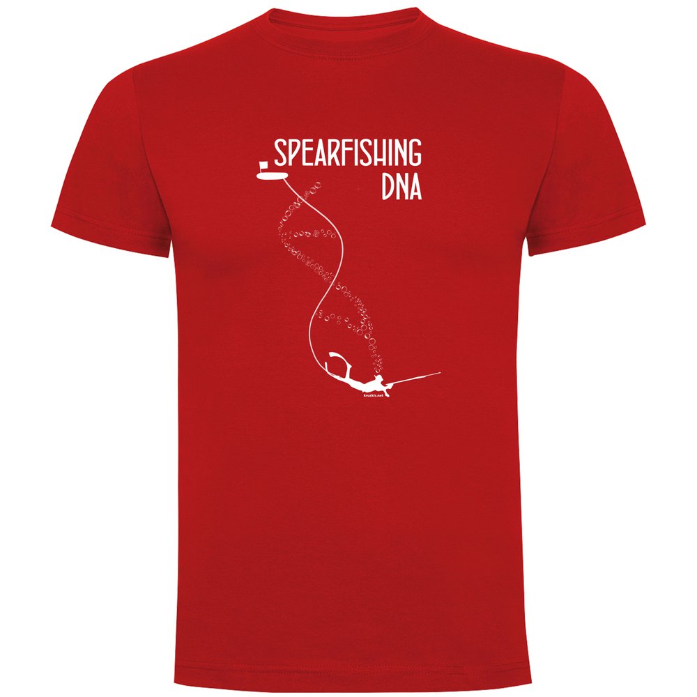 Kruskis Spearfishing Dna Short Sleeve T-shirt Rot M Mann von Kruskis