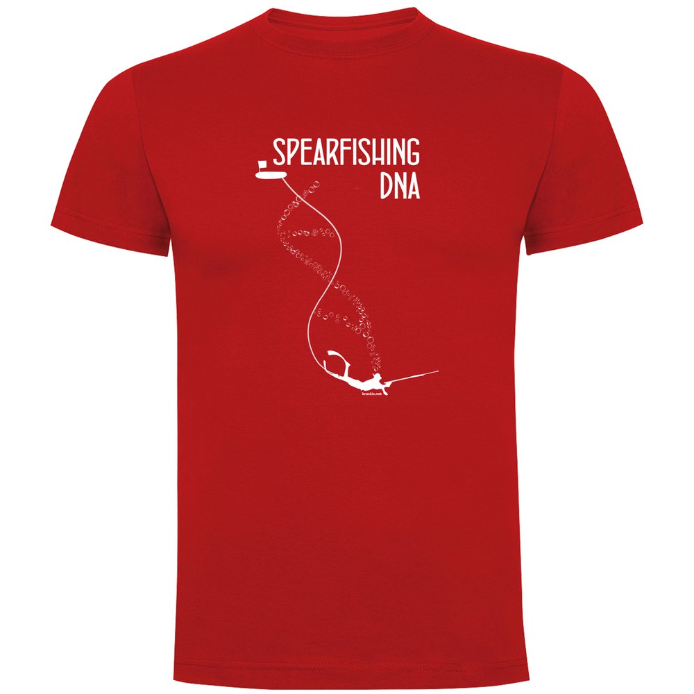 Kruskis Spearfishing Dna Short Sleeve T-shirt Rot XL Mann von Kruskis