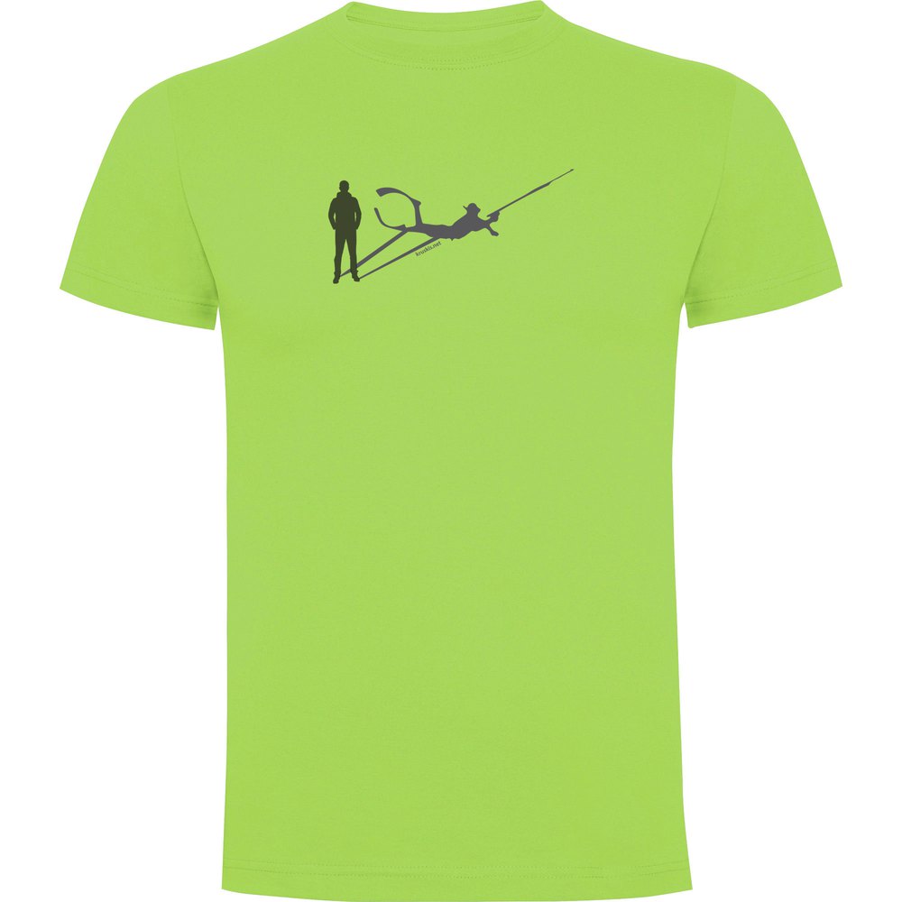 Kruskis Spearfishing Shadow Short Sleeve T-shirt Grün L Mann von Kruskis