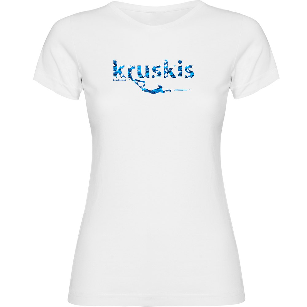 Kruskis Spearfishing Short Sleeve T-shirt Weiß M Mann von Kruskis