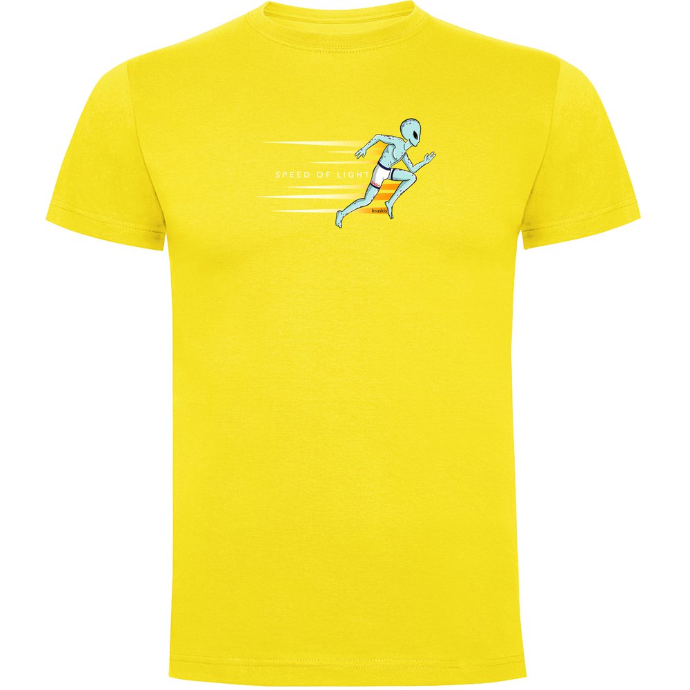 Kruskis Speed Of Light Short Sleeve T-shirt Gelb L Mann von Kruskis