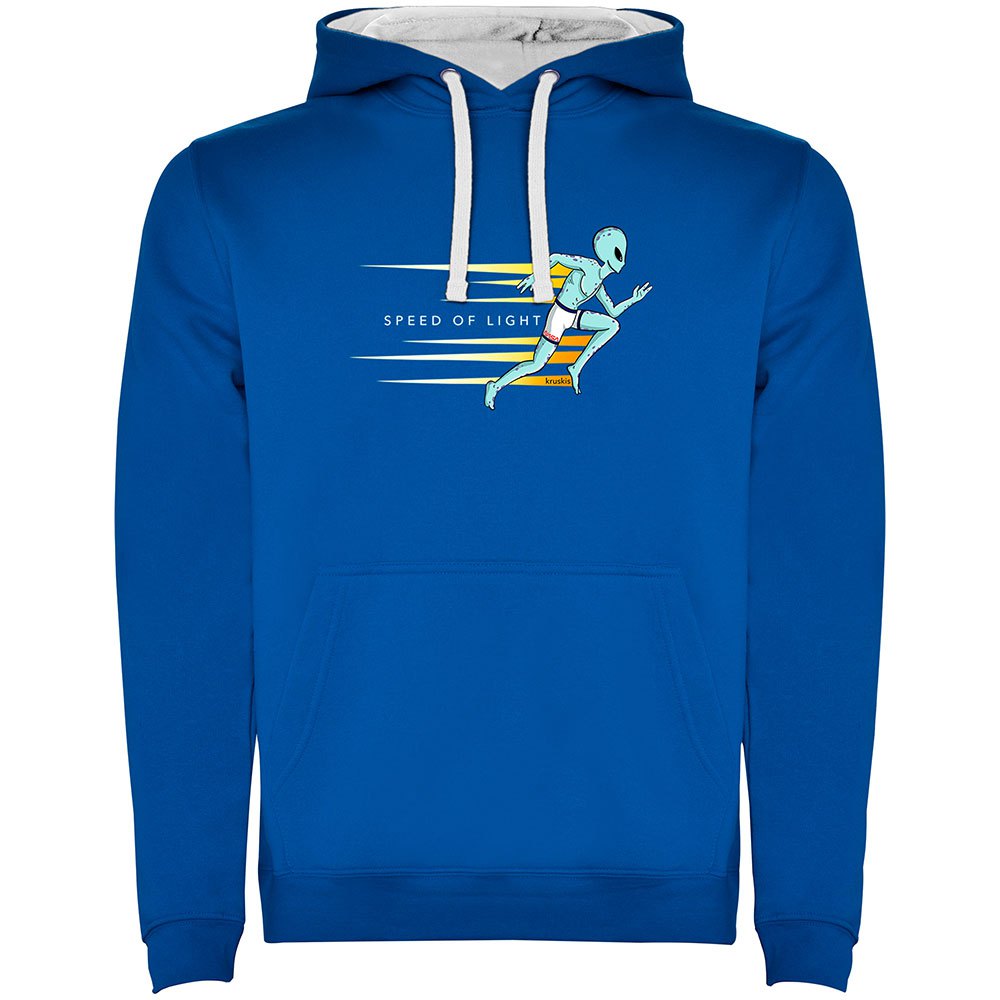 Kruskis Speed Of Light Two-colour Hoodie Blau M Mann von Kruskis