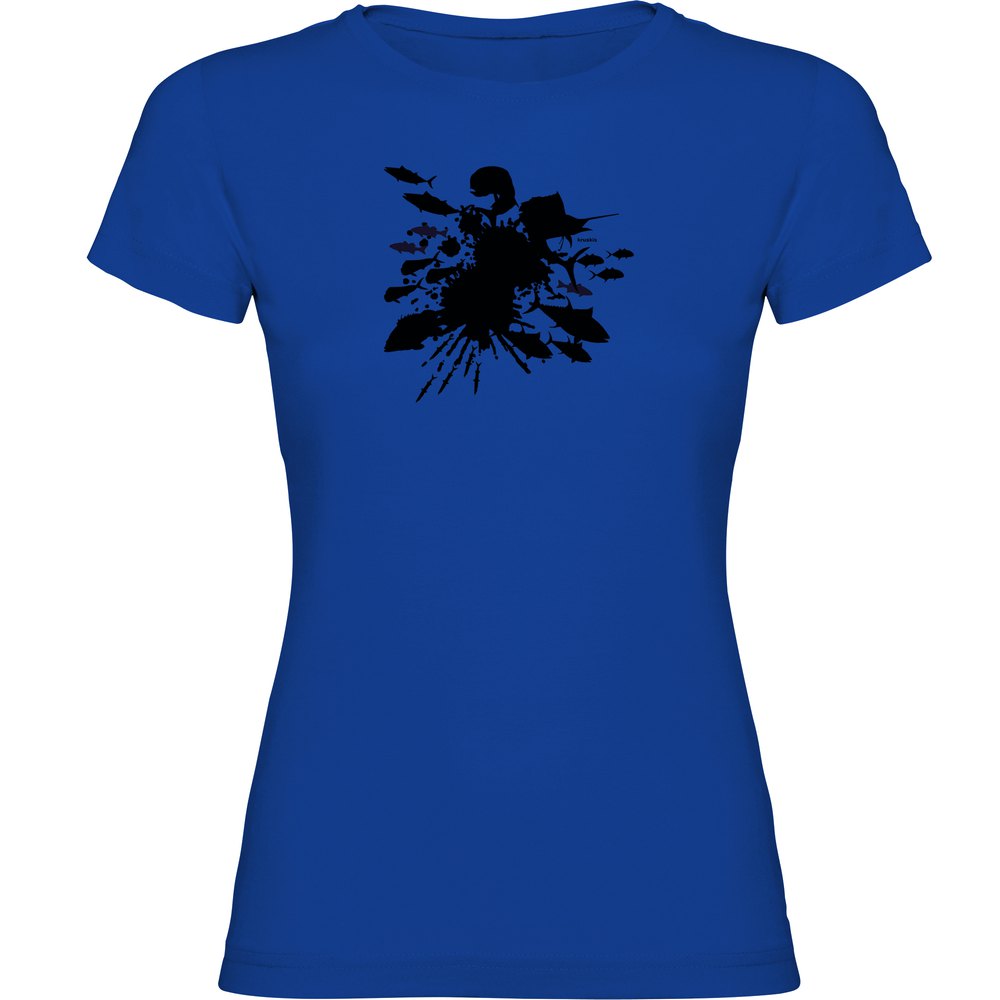Kruskis Splash Short Sleeve T-shirt Blau XL Mann von Kruskis