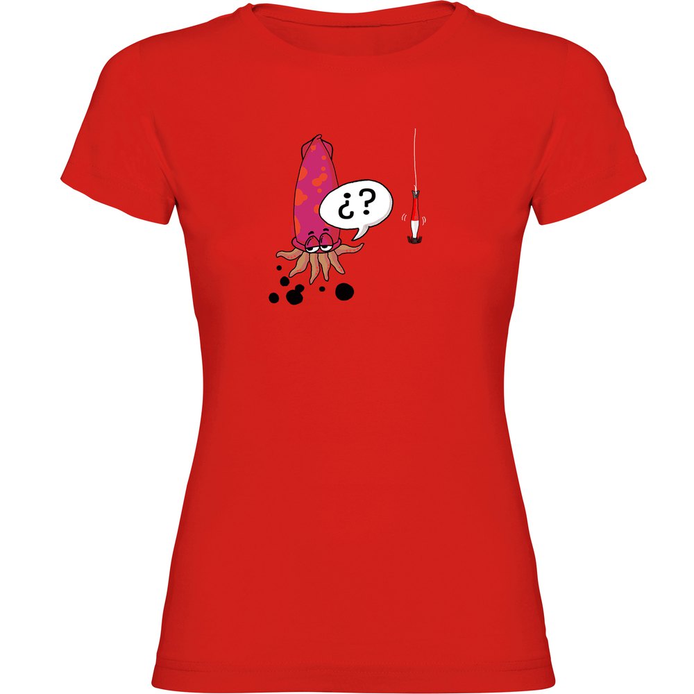 Kruskis Squid Short Sleeve T-shirt Rot 2XL Frau von Kruskis
