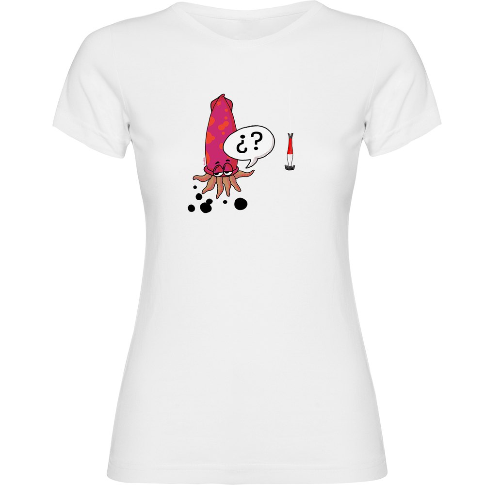 Kruskis Squid Short Sleeve T-shirt Weiß M Frau von Kruskis