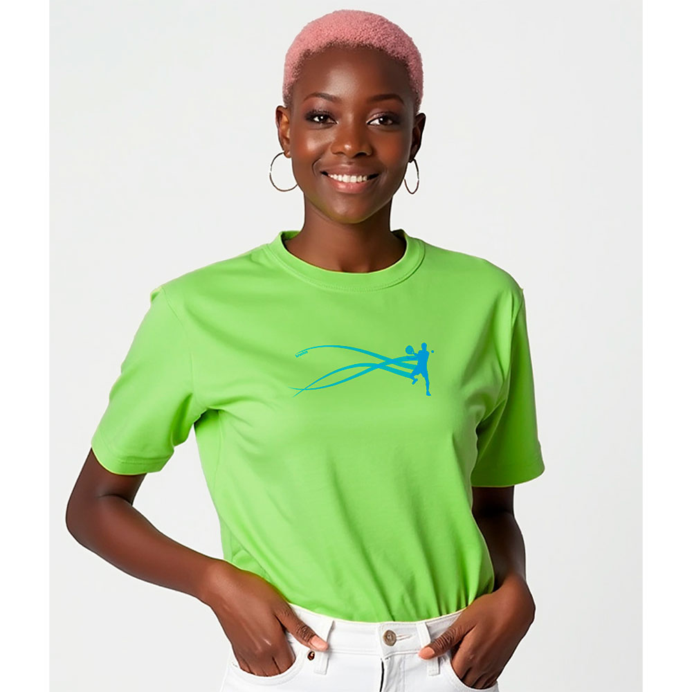 Kruskis Stella Padel Short Sleeve T-shirt Grün M Frau von Kruskis