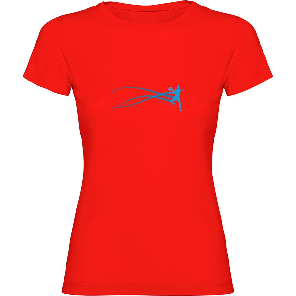 Kruskis Stella Padel Short Sleeve T-shirt Rot M Frau von Kruskis