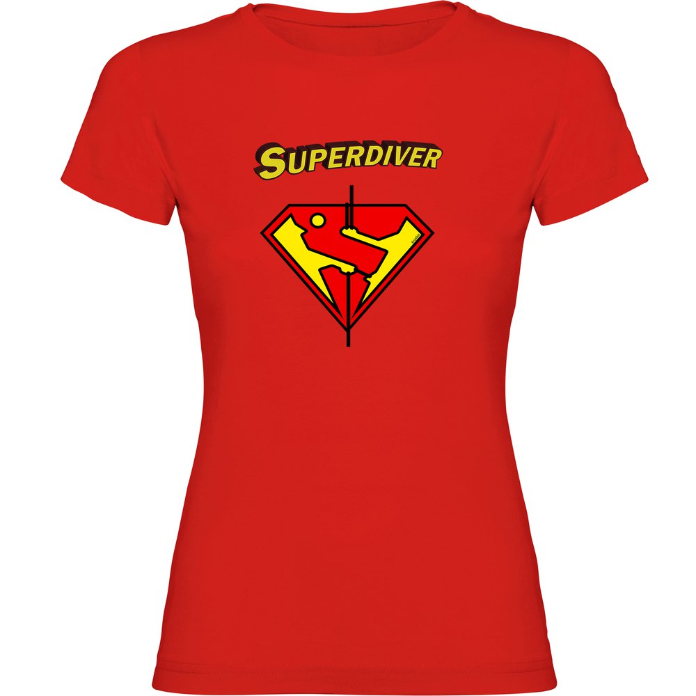 Kruskis Super Diver Short Sleeve T-shirt Rot L Mann von Kruskis