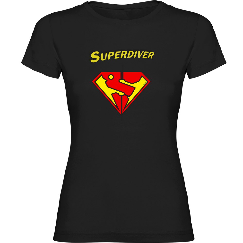 Kruskis Super Diver Short Sleeve T-shirt Schwarz S Mann von Kruskis