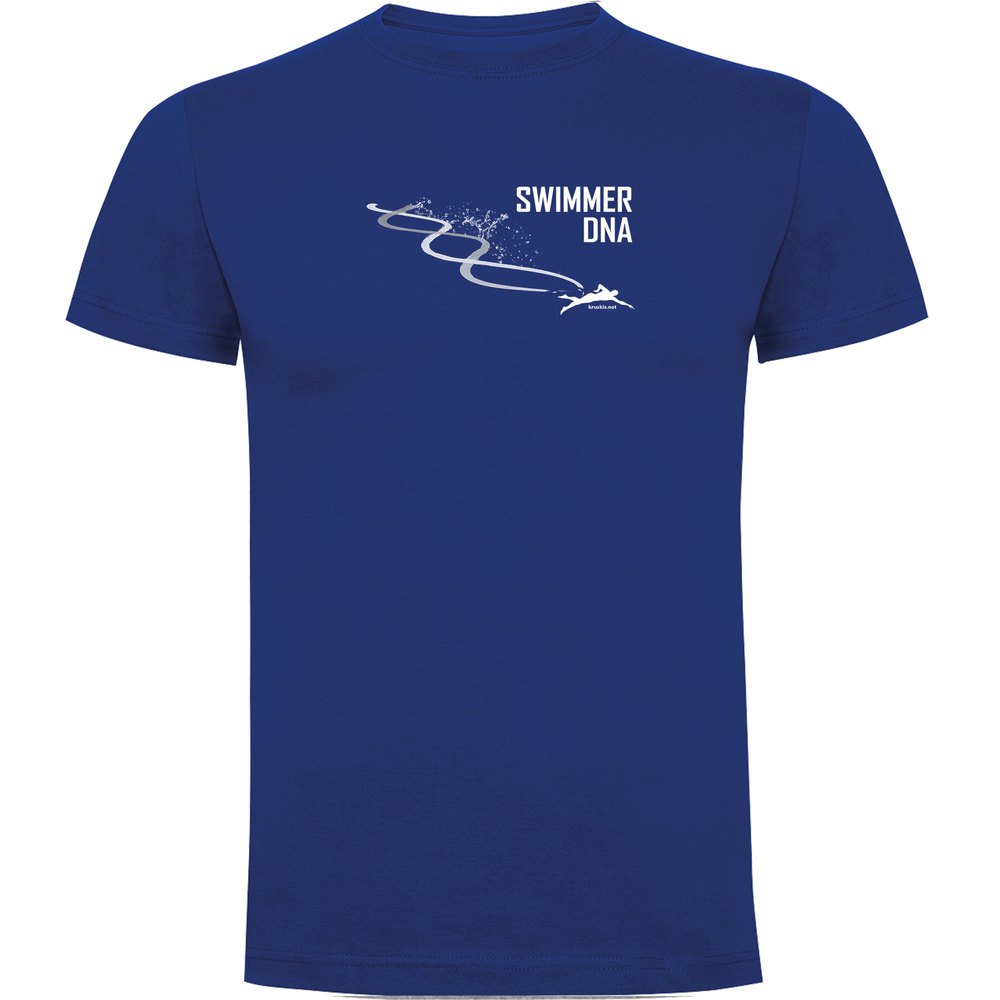 Kruskis Swimming Dna Short Sleeve T-shirt Blau S Mann von Kruskis
