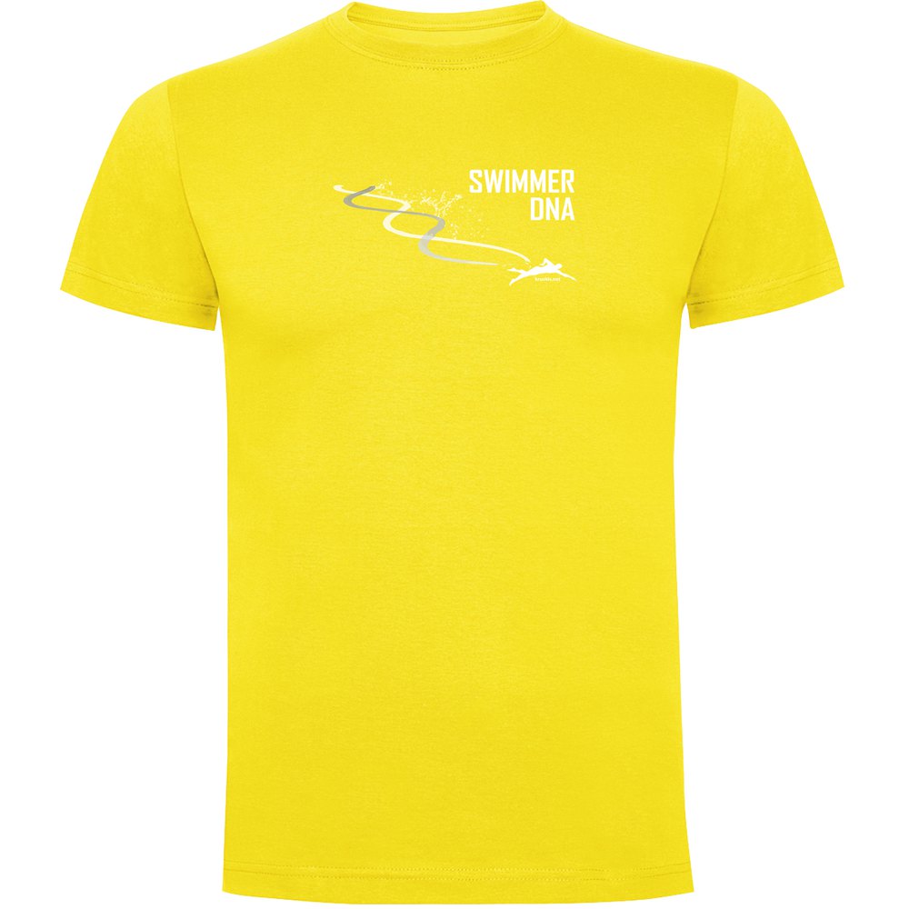 Kruskis Swimming Dna Short Sleeve T-shirt Gelb XL Mann von Kruskis
