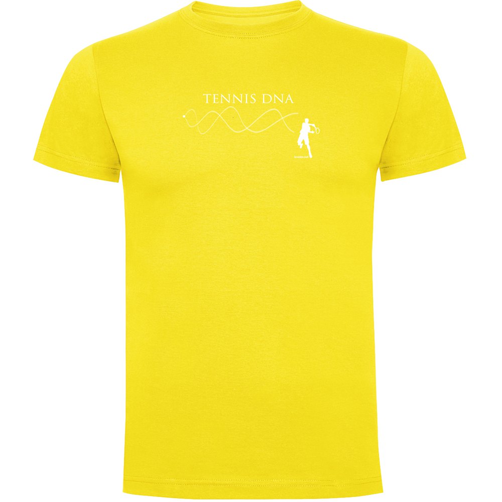 Kruskis Tennis Dna Short Sleeve T-shirt Gelb M Mann von Kruskis