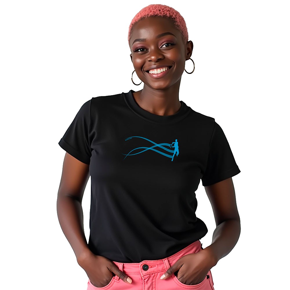 Kruskis Tennis Estella Short Sleeve T-shirt Schwarz L Frau von Kruskis