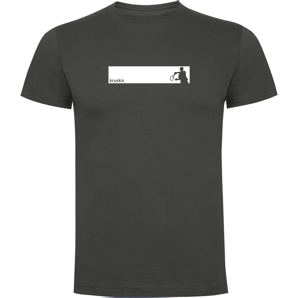 Kruskis Tennis Frame Short Sleeve T-shirt Grau 3XL Mann von Kruskis